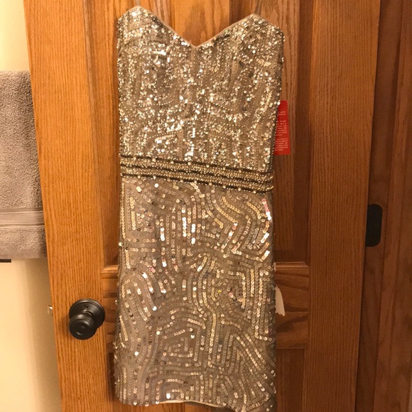 Shail K. Hand beaded cocktail dress NWT - Picture 1 of 4